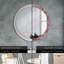 Huldar Glass Flat Wall Mirror