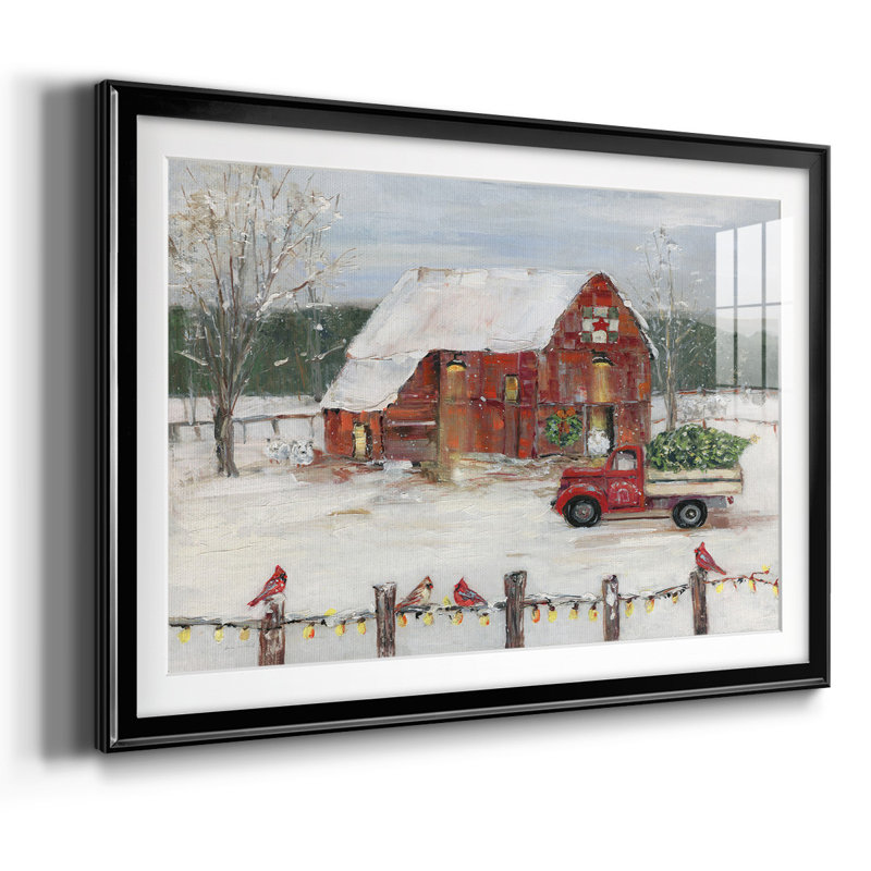 Christmas Farmyard, H 27 po x l 39 po x P 1,5 po, Noir