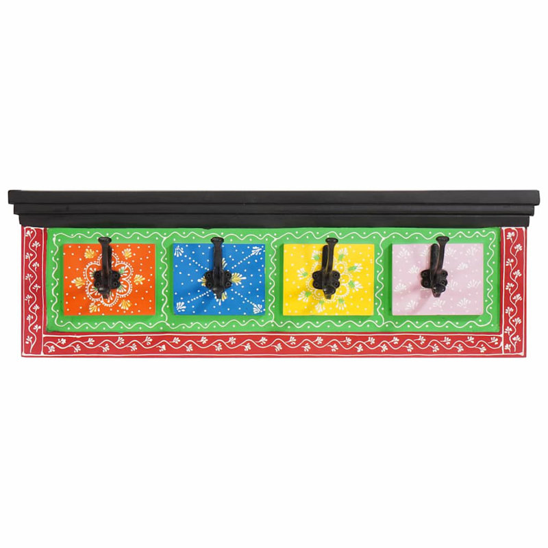 Engineered Wood 4 - Hook Coat Rack