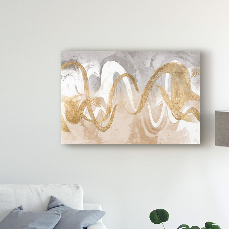 « infinite tourbillon i », reproduction de peinture à l’acrylique sur toile tendue, H 30 po x l 47 po x P 2 po
