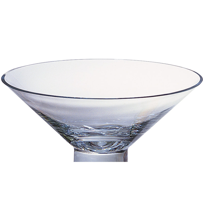 Monaco Fruit Bowl, 7" H x 12" W x 12" D, Clear