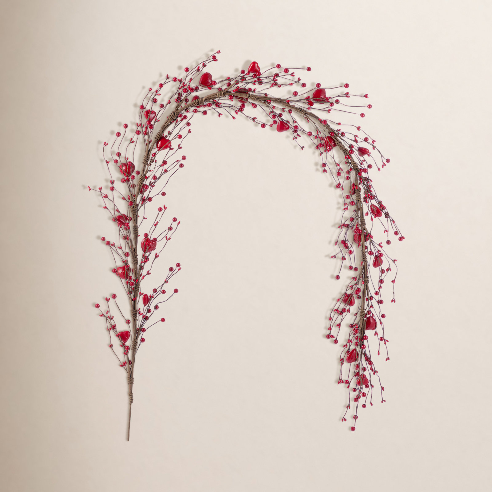 72" Berry Valentine's Day Garland