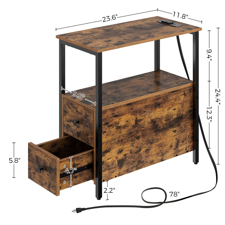 https://assets.wfcdn.com/im/12882509/resize-h755-w755%5Ecompr-r85/1626/162695779/End+Table+with+2+Wooden+Drawers+and+USB+Ports+%26+Power+Outlets.jpg