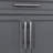 Kitchen Island Storage Trolley With Stainless Steel Counter, Drawer, Towel Rack, Spice Shelf In Gray Rolling Trolley, Countertop, Rack -