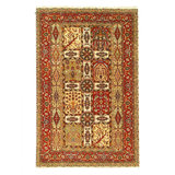 Hidemasa One-of-a-Kind Rectangle 4' X 6'3'' Hand Knotted Area Rug