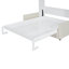 Lit escamotable double pleine grandeur avec coussin-502792474