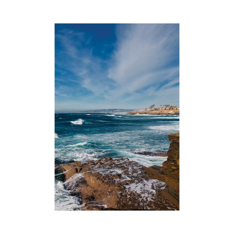 Sunset Cliffs San Diego IV 1 Piece Wall Art on Canvas, 30.48cm H x 20.32cm W x 1.91cm D, Wrapped Canvas
