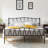 Sturdy Metal Platform Full Size Bed Frame with Headboard, 13.7" Under-Bed Storage, Easy Assembly, No Box Spring Needed-1711294883