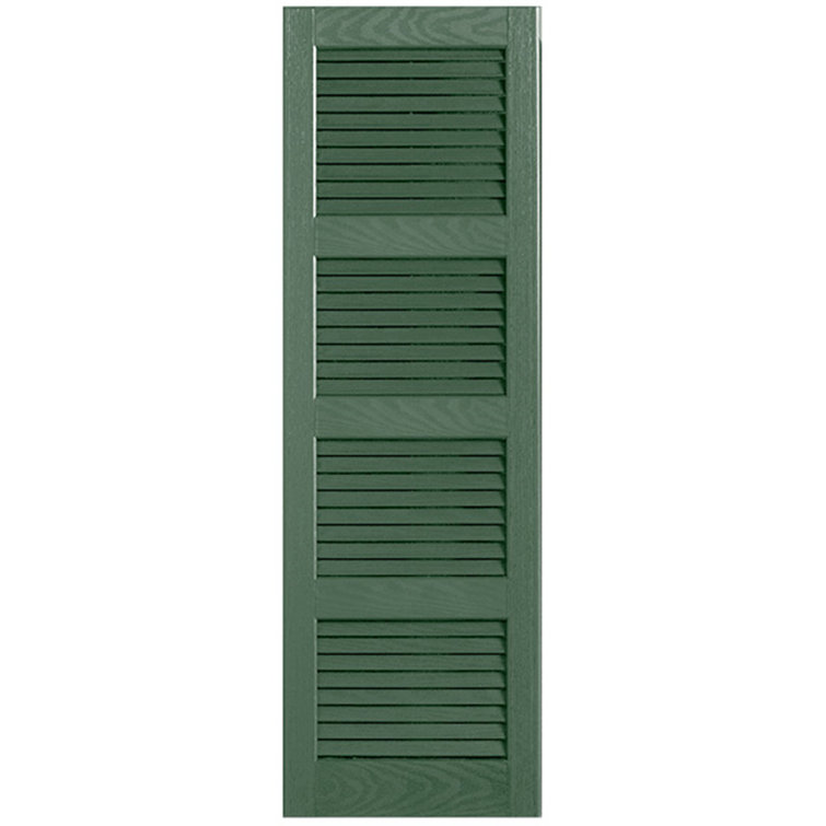 Paire de volets à persiennes droites
