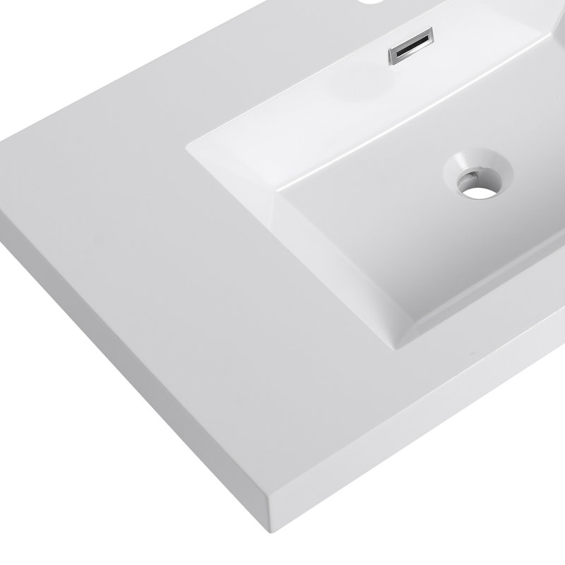 36" Bathroom  Resin Sink