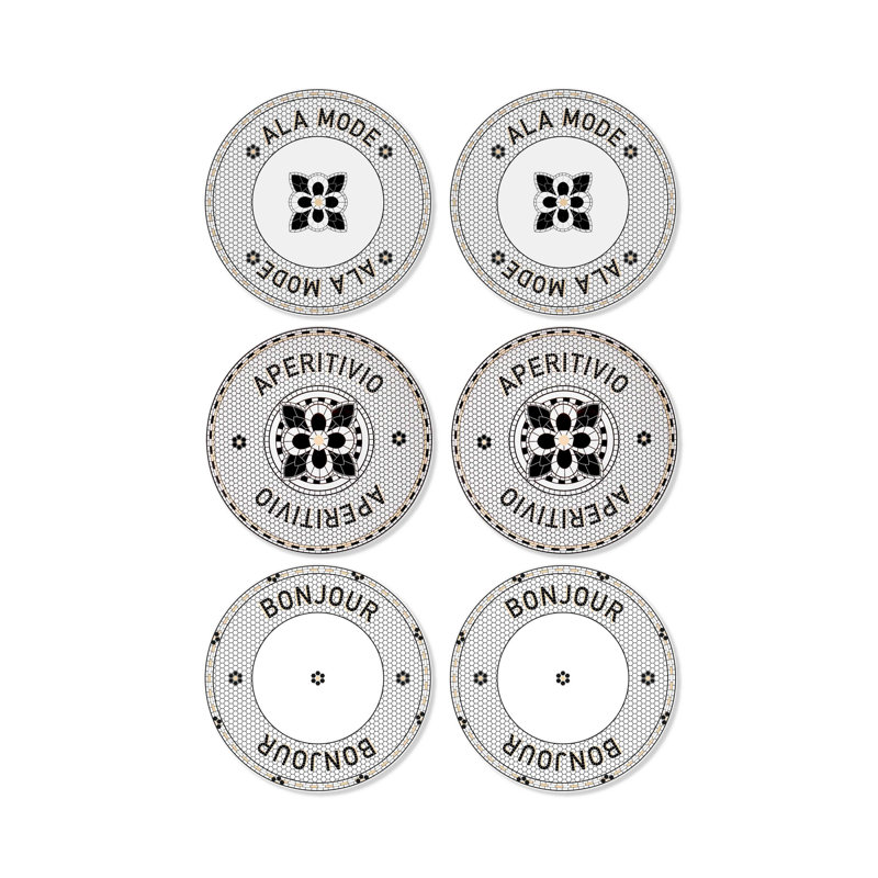 Amerra 6 Piece Dessert Plate Set