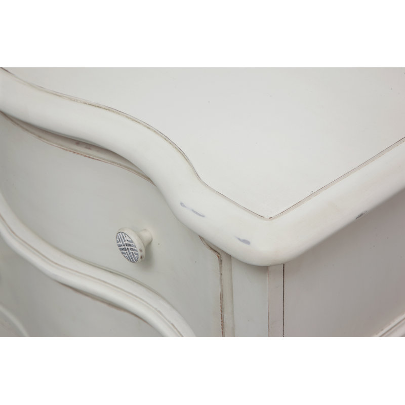 42 " W 5 - Drawer Dresser, Dove White