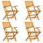 Charleroi 4 - Person Teak Patio Dining Set with Rectangular Table