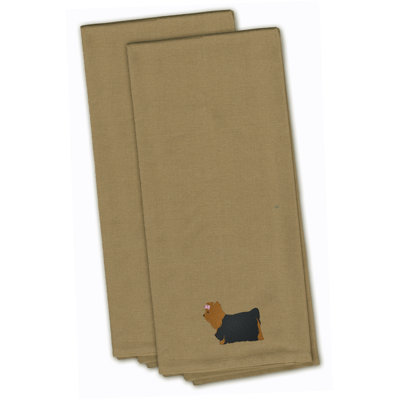Cotton Embroidered Tea Towel Kitchen Towel