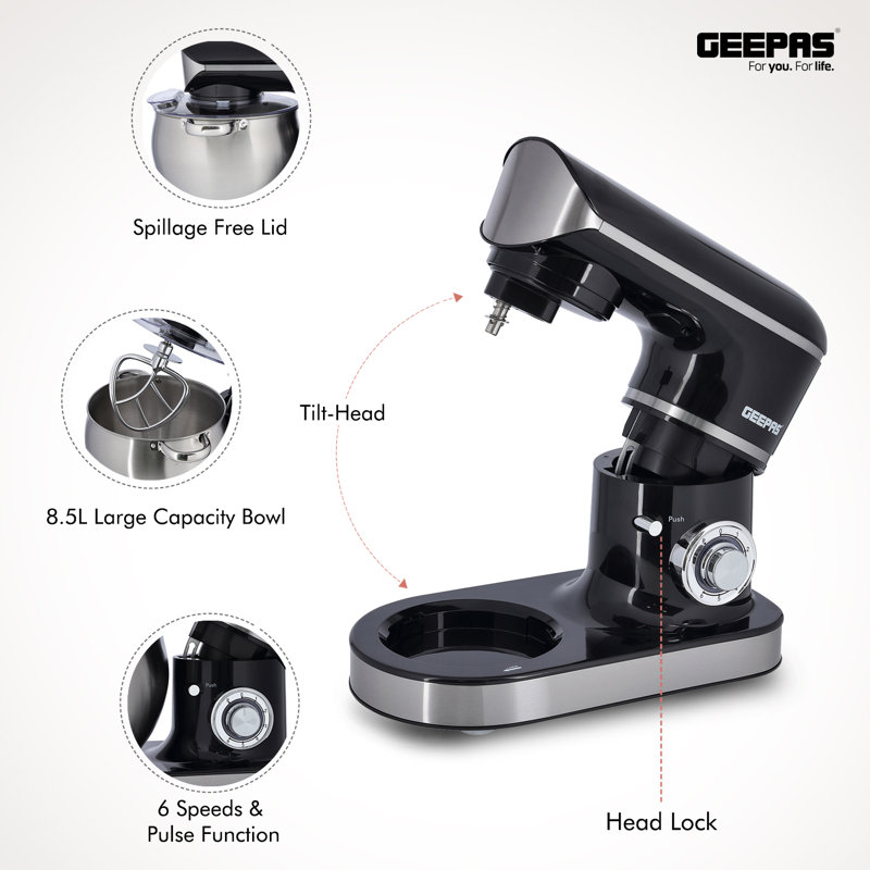 Geepas 6 Speed 8.5L Stand Mixer