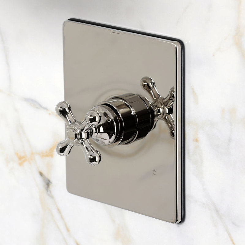 Robinet de douche à pression équilibrée Kingston, Polished Nickel
