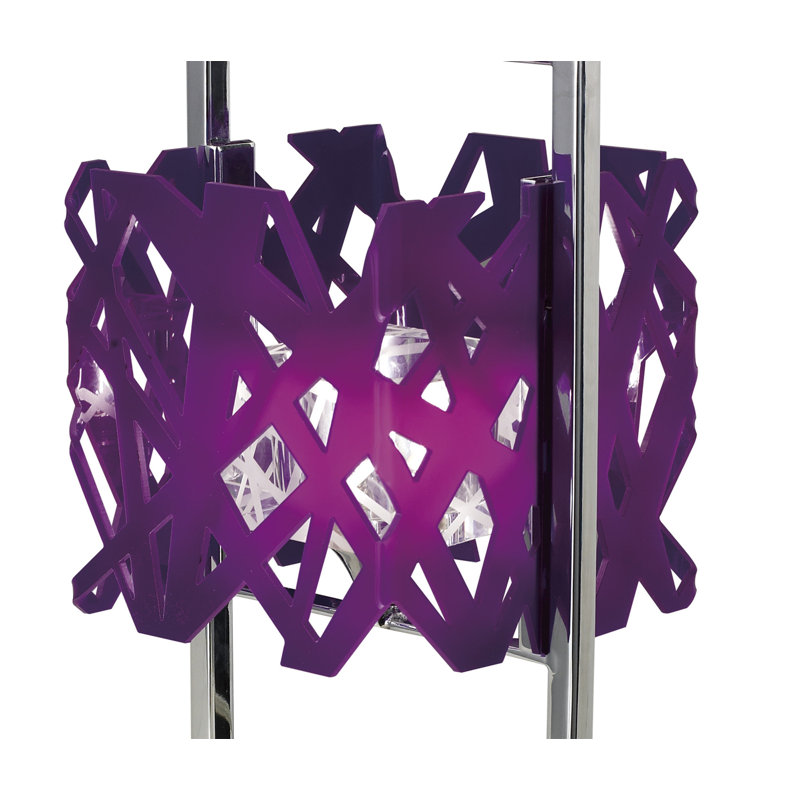 Waloo Metal Novelty Lamp, Violet