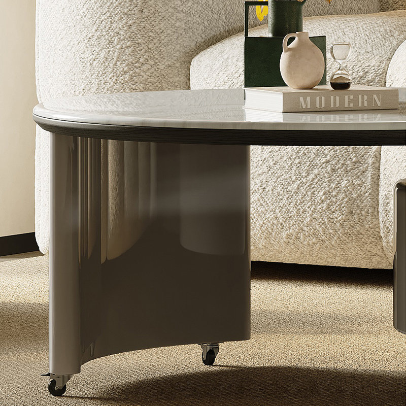Table basse italienne simple télescopique mobile