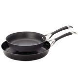 Circulon Symmetry Hard Anodized Nonstick Induction Frying Pans /  Skillet Set, 10 Inch and 12 Inch