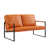 Similicuir orange est en rupture de stock