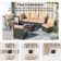 Graydin 6 - Person Patio Conversation Sets with Cushions