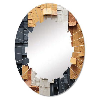 Serifos - Miroir mural moderne ovale