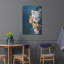  «Gold On Blue Couture» par Design Fabrikken, art mural en métal-1296509621