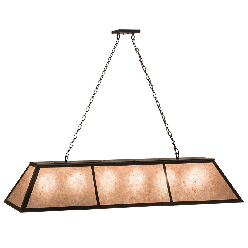 Rustic Lodge 6 - Light Pendant, 47" H x 70" W x 17" D, Oil Rubbed Bronze