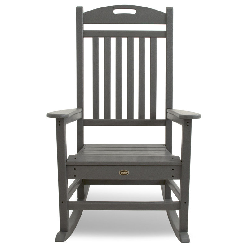 Chaise berçante POLYWOOD Yacht Club, Gris