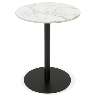 Barraute Round Metal Base Dining Table