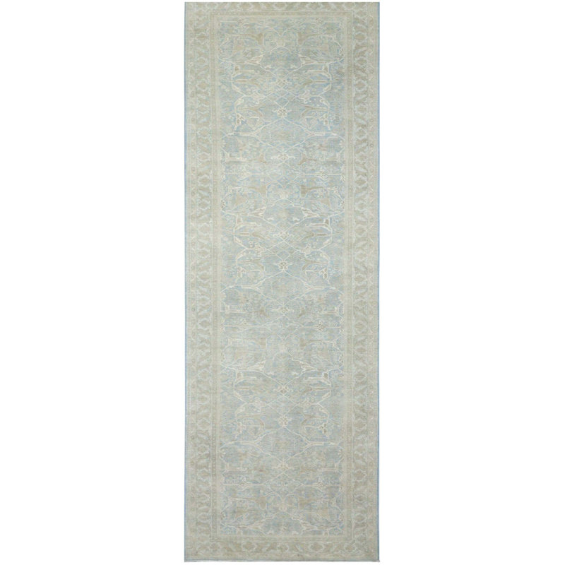 Arabesque One-of-a-Kind 4'11" X 19'3" New Age Runner Wool Area Rug in