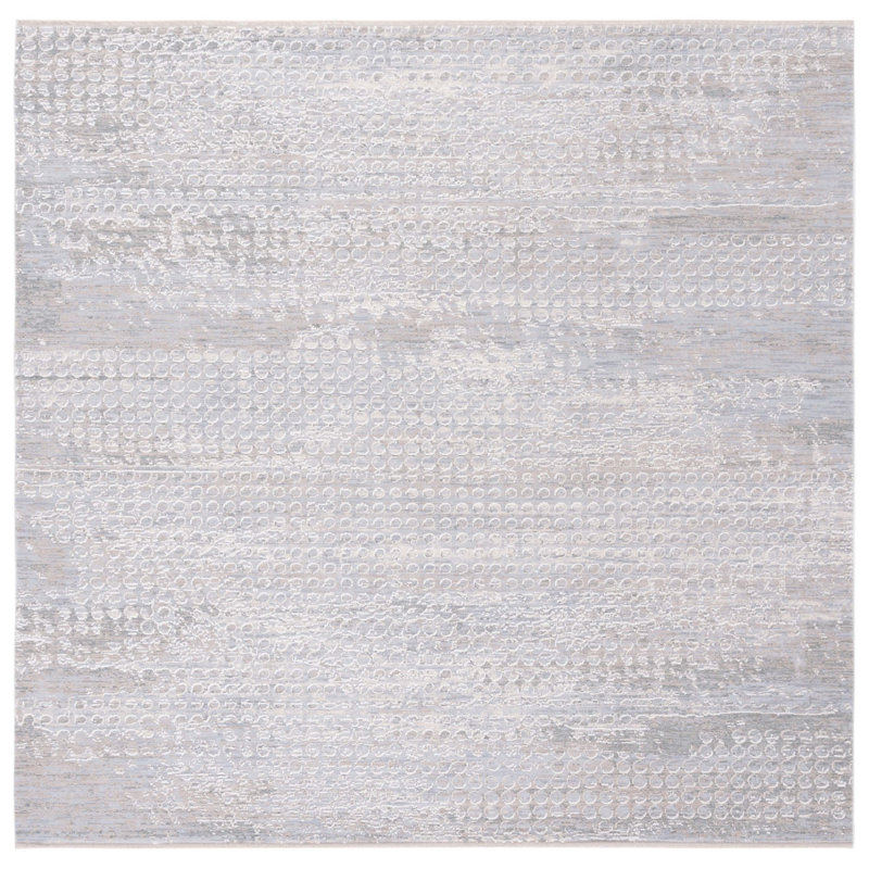 Jaylinn Performance Abstract Rug, Square 6'7"