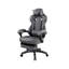 Fauteuil de direction entièrement inclinable avec repose-pieds Gaming Racing