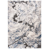 Deylon Performance Abstract Rug
