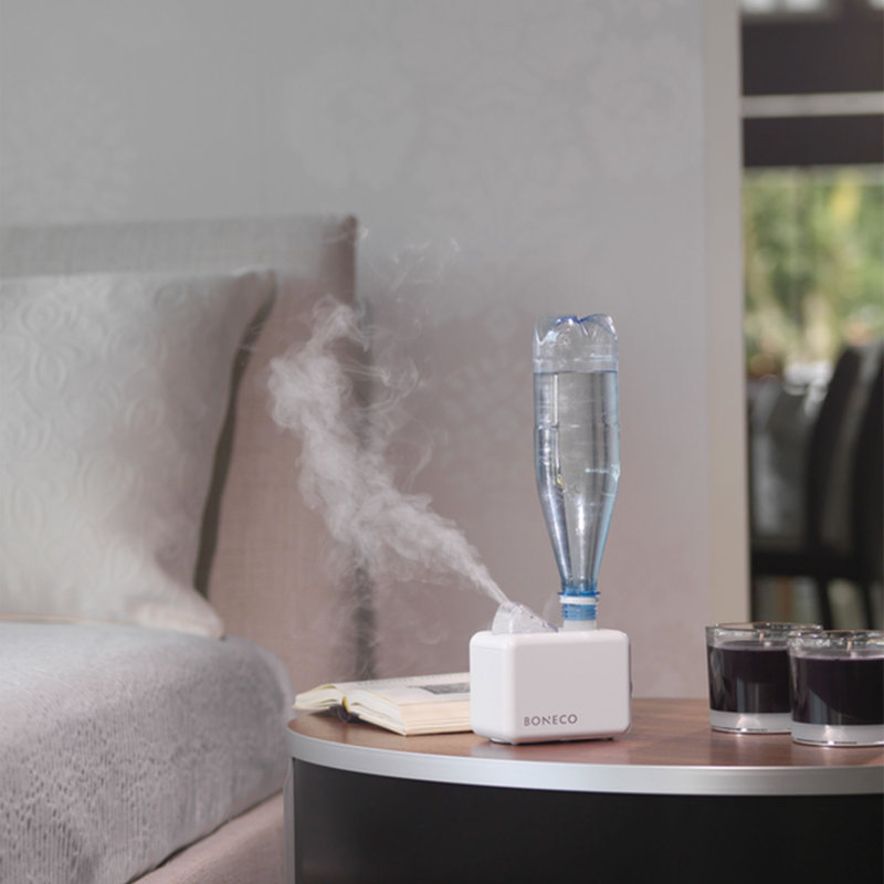 BONECO 0.13 Gallons Cool Mist Ultrasonic Tabletop Humidifier for 100 Cubic Feet