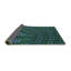Tapis vert/jaune à motifs-497046443