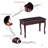 Cirillo Faux Leather Upholstered Storage Bench-1316433951