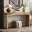 Console, table d'appoint pour canapé, bureau d'entrée