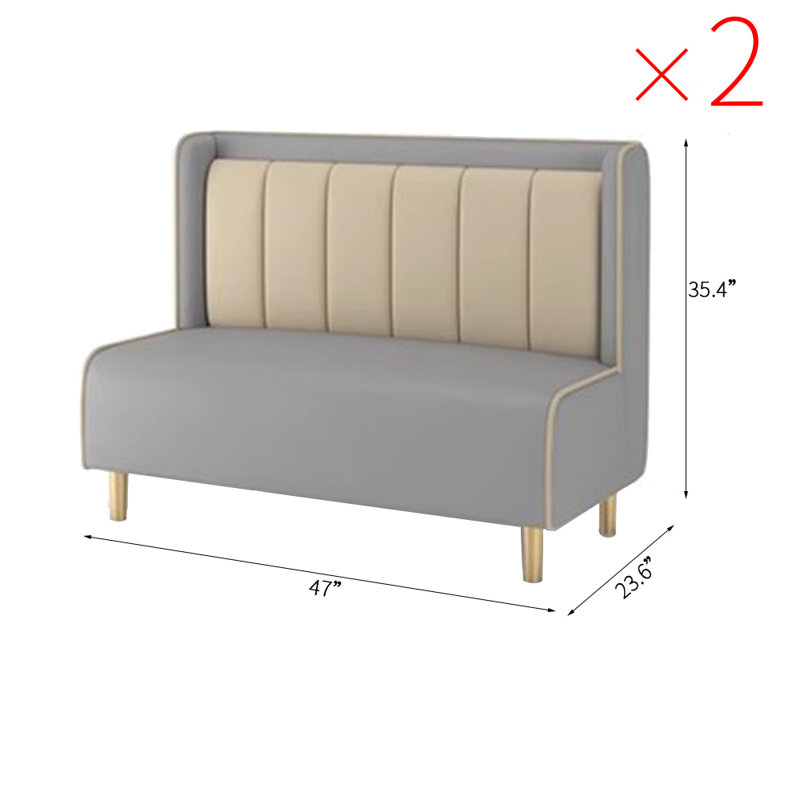 Banc rembourré en similicuir