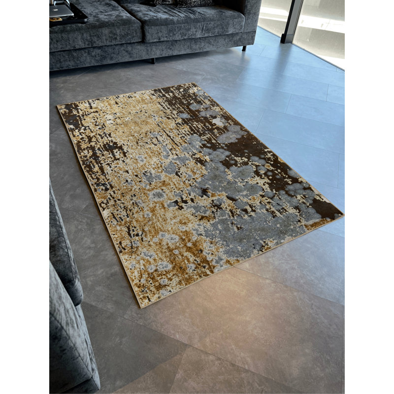 Tapis rectangulaire Wawro, Tapis de couloir 2 pi 8 po x 6 pi 7 po