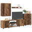 4 Piece TV Cabinet Set 4 Pcs Engineered Wood-1370212923