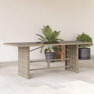 Bartie Rectangular 190Cm L Outdoor Dining Table
