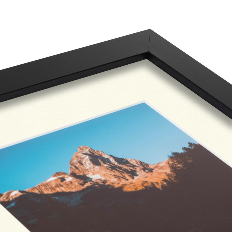 Cadre pour photo simple 8,5 po x 11 po, Blanc brillant