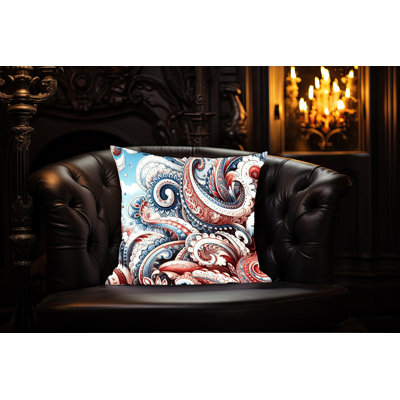 Paisley Reversible Throw Pillow