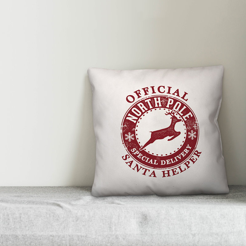  Coussin officiel du père Noël, 16 po x 1 po, Intérieur