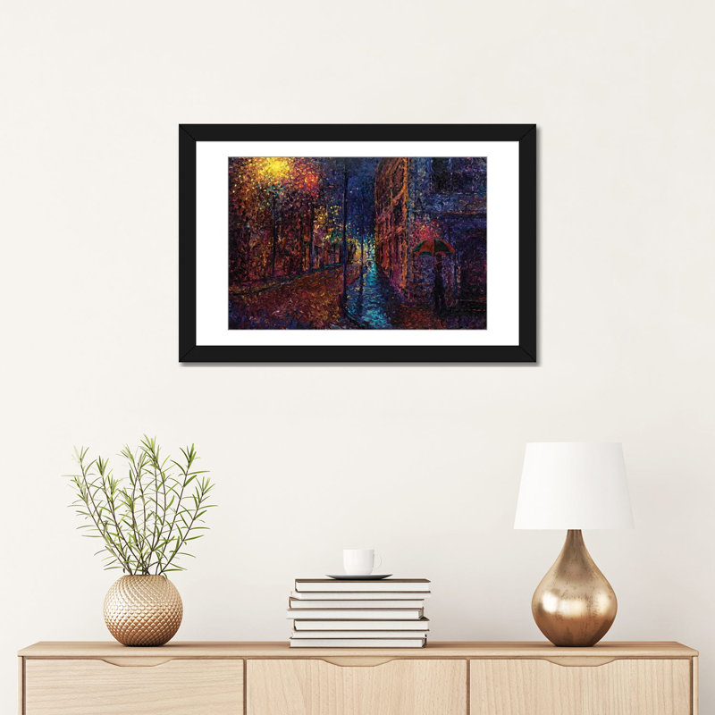 Iris Scott - reproduction sur toile, H 16 po x l 24 po x P 1 po, Papier d'art encadré noir, Blanc