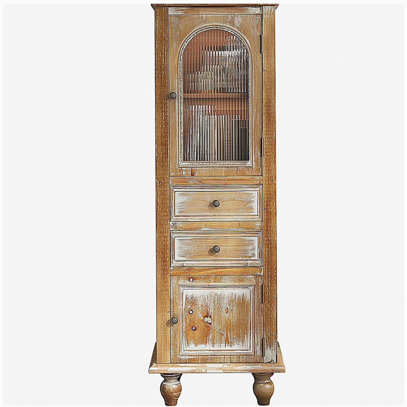 Armoire de rangement ferme Farmhouse, Noir/gris