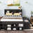 Full Bed With -colored Headboard & Functional Storage Drawer Stable Construction-1455703993