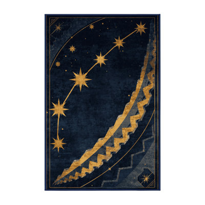 Machine Washable Orys Art Deco Arc Rug in Gray – Binding