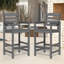 Tabouret de bar Adirondack en plastique Dalson-702619449